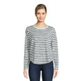 thumbnail image 2 of Time and Tru Women's Long Sleeve Hacci Top (2 Pack), 2 of 5