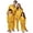 Yellow, variant on Bmisegm Matching Family Christmas Pajamas Solid Button Front Long Sleeve Top with Pants Pajamas Set Silk Like Sleepwear