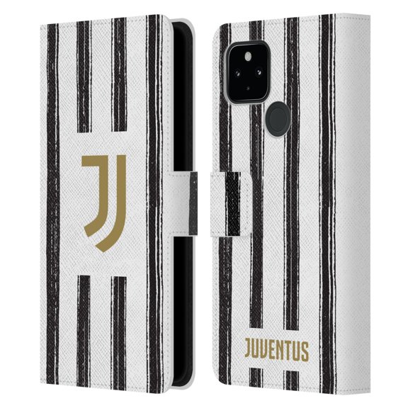 Head Case Designs Officially Licensed Juventus Football Club 2020/21 Match Kit Home Leather Book Wallet Case Cover Compatible with Google Google Pixel 4a 5G