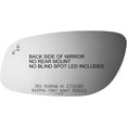 thumbnail image 2 of Fits 10-19 Taurus Right Pass Mirror Glass Lens w/Blind Spot Detection Icon, 2 of 4
