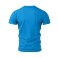 thumbnail image 5 of Sewkxo Crewneck Tshirts Men Plain T Shirts Relaxed Fit Basic Tees Soft,Blue XL, 5 of 5