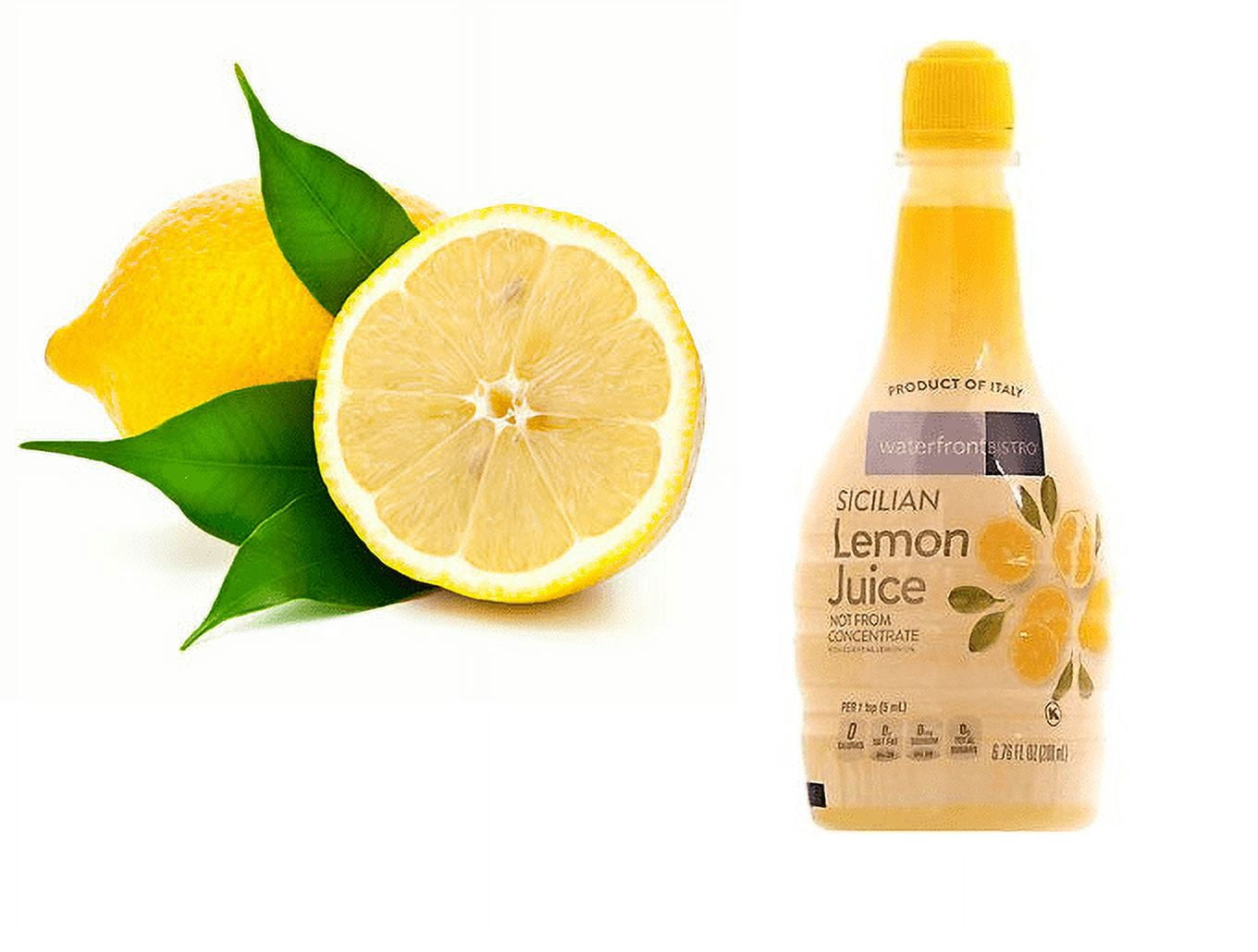Sicilian Lemon Juice Not from Concentrate with Essential Lemon Oil (Product of Italy) Squeeze Bottle Type, 3 Bottles Net Wt. 6.76 Fl Oz (200mL) (6.76 fl.oz,