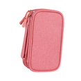 thumbnail image 4 of Abbracc Electronics Travel Organizer Travel Cable Organizer Bag for Cords Cables 2 layer 2 layer Pink, 4 of 9