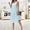 Mint Green, variant on Women's Adjustable Spaghetti Strap V-Neck Star Moon Print Loose Midi Nightgown, Curved Hem Sleeveless Casual Sleep Dress for Summer Home Loungewear (Purple,S)