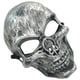 thumbnail image 3 of Calaveras Cosplay Terrorífico SkullSilver 5Pzas 16x24.5cm Poliéster Plata Máscaras de Calavera., 3 of 3