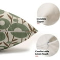 thumbnail image 3 of Brown Green Pillow Covers 12x20 Set of 2 Spring Summer Floral Minimalist Geometry Art Flower Rectangle Decorative Lumbar Throw Pillow Cases Outdoor Farmhouse Decor for Sofa Couch Bed, 3 of 6