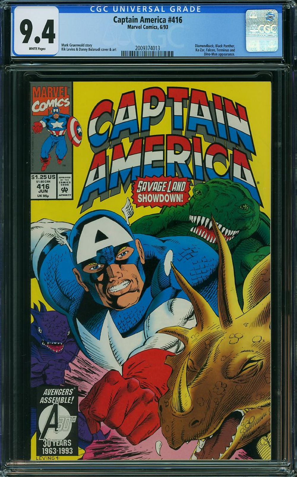 Cover of Captain America #416