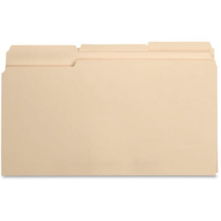 Business Source 1/3 Tab Cut Legal Recycled Top Tab File Folder – 8 1/2 x 14 – 3/4 Expansion – Top Tab Location – Assorted Position Tab Position – Manila – Manila – 10% Recyc | Bundle of 10 Boxes Business Source 1/3 Tab Cut Legal Recycled Top Tab File Folder – 8 1/2 x 14 – 3/4 Expansion – Top Tab Location – Assorted Position Tab Position – Manila – Manila – 10% Recyc | Bundle of 10 Boxes