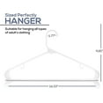 thumbnail image 2 of Plastic Hangers Durable Slim Stylish New in Pack of 30 & 50& 150 Home, 2 of 13
