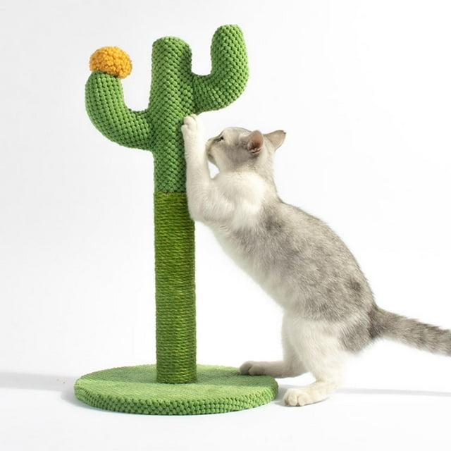Rascador de gato para , árbol, Cactus, gato, rascador de juguete, , Sisal, rascador, suministros para mascotas de interior y exterior METRO 29x54cm Yinane Poste rascador para gatos