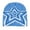 Blue, variant on Y2K Skull Cap with Five-Point Star Pattern Stretchy Warm Knit Hat for Men and Women Trendy Beanie for Daily Outdoor and Streetwear