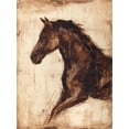thumbnail image 2 of Harper, Ethan 12x14 Gold Ornate Wood Framed with Double Matting Museum Art Print Titled - Weathered Equestrian I, 2 of 4