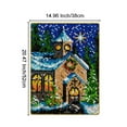 thumbnail image 3 of braveheart Christmas Latch Hook Kit DIY Rug Kit Embroidery Making House Carpet House 52x38cm, 3 of 4