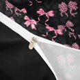 thumbnail image 4 of spefrowx Pink Leopard Print Bow Twin Duvet Cover for Girls, Fashion Wildlife Print Twin Bedding, Black Reversible, 2-Piece, 1 Duvet Cover and 1 Pillowcase, 4 of 6