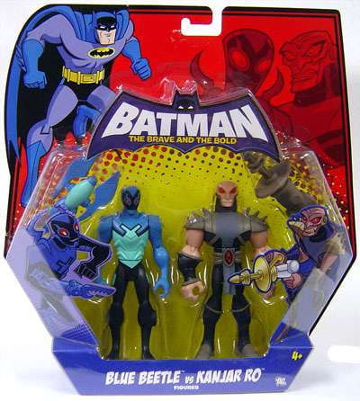 Batman The Brave and the Bold Blue Beetle & Kanjar Ro Action Figure 2-Pack 