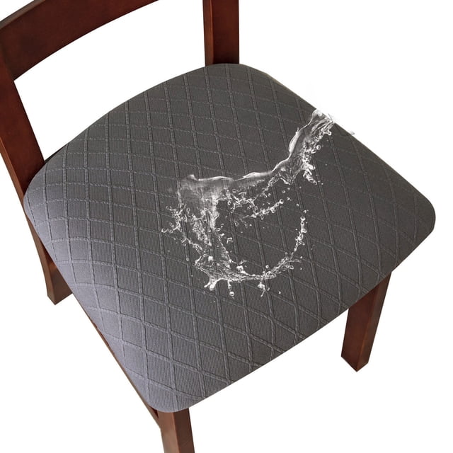 Inteprter Funda protectora elástica para asiento de silla de comedor de 4 piezas, fundas para sillas de comedor, fundas para 4 asientos de silla Conjuntos de muebles de sala de estar B