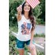 thumbnail image 2 of ABPHQTO Camiseta de tirantes con bandera estadounidense de girasol patriótico blanco para mujer, 2 of 5