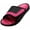 Black/Fuchsia, variant on Norty Unisex Boys Girls Memory Foam Slide Shower Sandals Slip On Casual for Kids