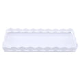 thumbnail image 2 of Plancha Rectangular De Hierro Bandeja De Cocina Bandeja Para Pastel Magdalena - Blanco, 30x10x4cm Sunnimix Bandeja rectangular para servir, 2 of 8
