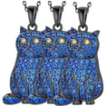 thumbnail image 2 of Accesorios de Collares CatNeck09 3Pzas British Shorthair Azul Metal Cadena y Dije., 2 of 2