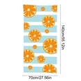 thumbnail image 3 of Cififendec Tropical Orange Bath Towel, Vibrant Oversized Travel Foldable Skin-Friendly Quick Dry Absorbent and Sandproof Beach Towel, Summer Essentials, 3 of 5