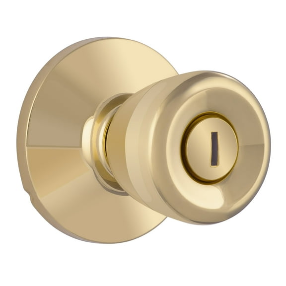 Miseno Mlk3010 Buchanan Tulip Privacy Door Knob Set - Brass