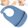 thumbnail image 3 of Babero para adultos mayores, Protector de Ropa impermeable de Silicona, babero Para Comer Con Recogedor de Migas, Fácil de Limpiar, Evita Que la Ropa Se Ensucie, 3 of 7