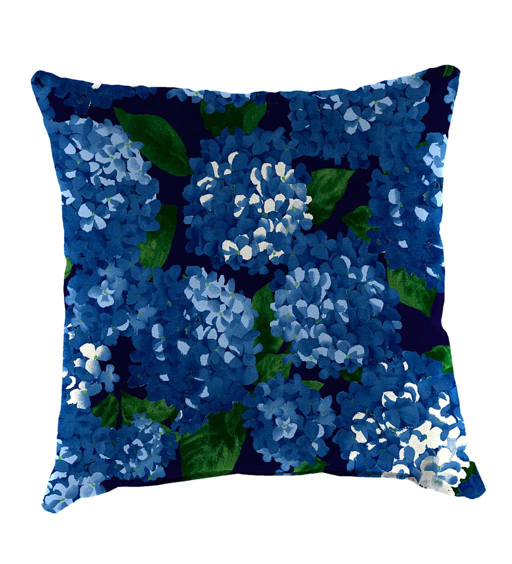 large blue pillows