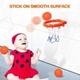 thumbnail image 3 of PloutoRich Bath Toys, Bathtub Basketball Hoop for Toddlers, Boys and Girls with 3 Soft Balls Set & Strong Suction Cup, Bathtub Shooting Game & Fun Toddlers Bath Toys for Boys or Girls, 3 of 8