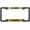 black, variant on [Officially Licensed Product] - U.S. Army Airborne (Gold & Black Text) - Domed Custom-Made Personalized Narrow (Thin) Top 4 Hole Metal Car License Plate Frame with Free caps - Gold (Qty: 1 Frame)