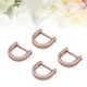 thumbnail image 4 of 10 UNID D-Rings Tornillo en Shackle Herradura En forma de U Anillo de D DIY Craft Monedero de Cuero Llavero Accesorios, 4 of 6