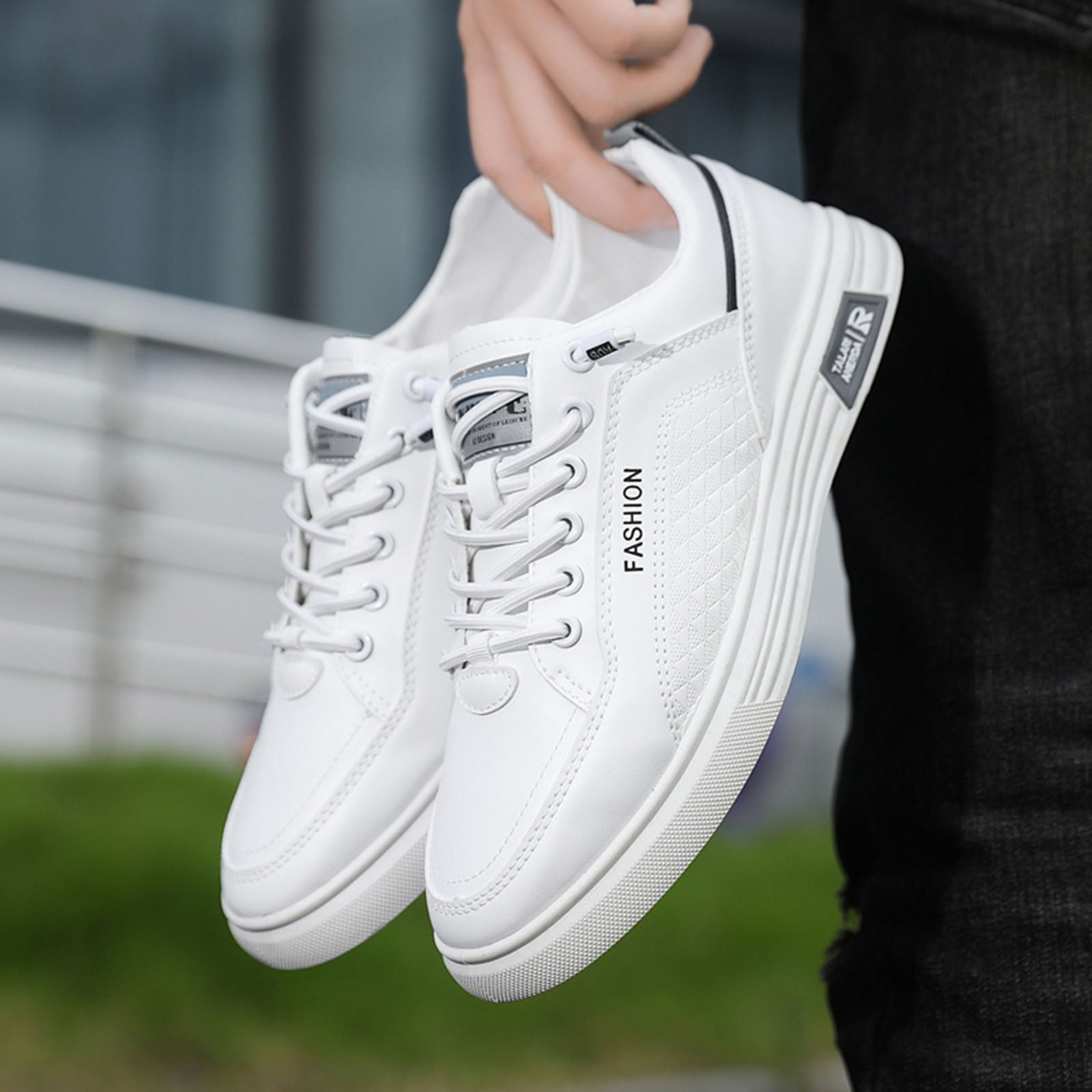 que shoes キューシューズ ホワイト Mサイズ 美品que シューズ derby