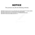 thumbnail image 2 of Transit Auto Front Rear Disc Brake Rotors and Ceramic Pads Kit for Car Honda Accord K8T-101141, 2 of 11