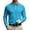 Blue, variant on LWavelet Mens Polo Shirts Long Sleeve Button Collared Golf Shirts Casual Classic Business Dress Shirts for Office Work