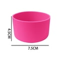 thumbnail image 2 of BLUESON 7.5/9Cm Cup Cover Space Pot Silicone Cover Rubber Bottom Pad 32-40Oz Universal, Rose red 7.5cm, 2 of 2