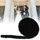 thumbnail image 2 of Cinta de perlas de 1 yarda para manualidades, ropa bordada, costura, decoración, accesorios (perla oblicua negra de 1 cm), 2 of 10
