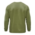 thumbnail image 5 of Waffle Knit Long Sleeve Shirts for Men Crew Neck Printed Casual Top Workwear Pullover Top, 5 of 5