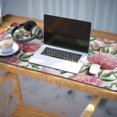 thumbnail image 3 of Long Mouse Pads for Desk,Pioneer Flower Floral Print Pattern Desk Mats on Top Of Desks, Desk Mouse Pad Extra Large with 3mm Non-Slip Base and Stitched Edge for Gaming,Office,Work,Home 35.4"x15.7", 3 of 6