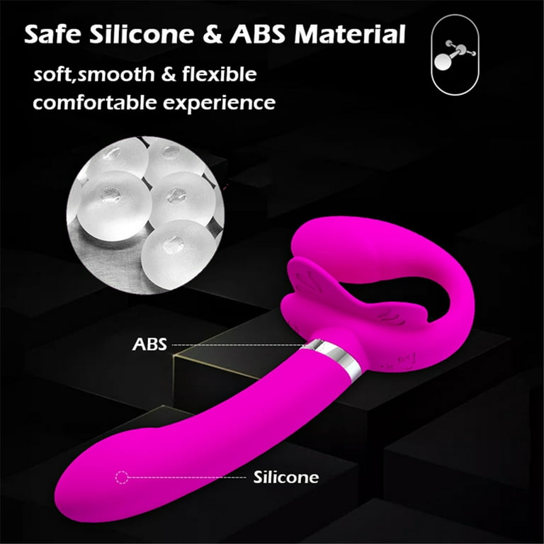 Birdsexy Wearable Double Penetration Vibrator Adult Sex Toys for Women,  Waterproof G-Spot Clitorals Stimulator with 12 Vibration Modes for Couple  or