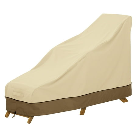 Covered Patios And Decks Classic Accessories Veranda™ Steamer Deck or Chaise Lounge Cover - Water Resistant Outdoor Furniture Cover, 65