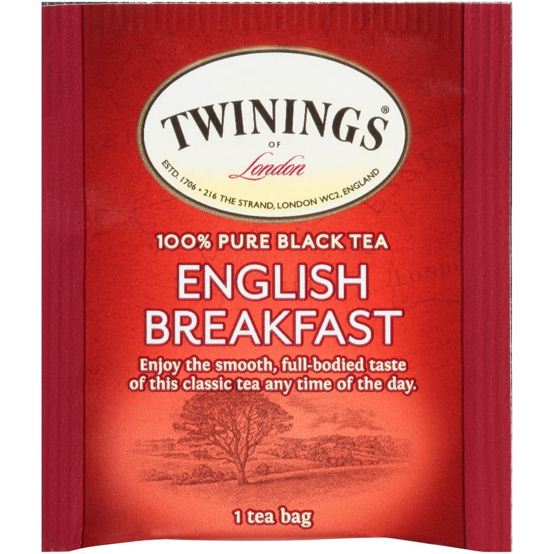 Twinings English Breakfast Pure Black Tea Bags, 100 Count Box 