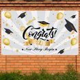 thumbnail image 3 of Easy to Hang Congrats Grad Pure Cotton Photography Banner Party Background for Graduation Celebration, 3 of 6