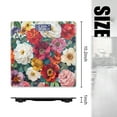 thumbnail image 2 of High Precision Body Weight Scale Smart Bathroom Scales with Large LCD Display(400lbs),Decorative for Bedroom-Detailed Painting Depicting Array Of Colorful Flowers, 2 of 4