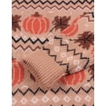 thumbnail image 2 of Cogild Halloween Sweaters for Women Fall Sweater Fair Isle Knit Pumpkin Maple Leaf Pattern Crew Neck Long Sleeve Pullover, 2 of 12