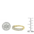 thumbnail image 3 of Dazzlingrock Collection 1.25 Carat (ctw) 18K Princess & Round Diamond Ladies Wedding Ring 1 1/4 CT, Rose Gold, Size 9, 3 of 5