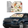 thumbnail image 4 of Disketp Windshield Sun Shade, Car Sun Shade For Front Window Cute Vegetables Sunshades Sun Visor Protector Blocks Uv Rays Foldable, 4 of 9