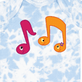 thumbnail image 4 of Inktastic Music Notes Band Choir Musician Boys or Girls Baby Bodysuit, 4 of 5