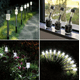 thumbnail image 5 of Luces solares para césped, jardines, impermeables, exteriores, 10 unidades, 5 of 6