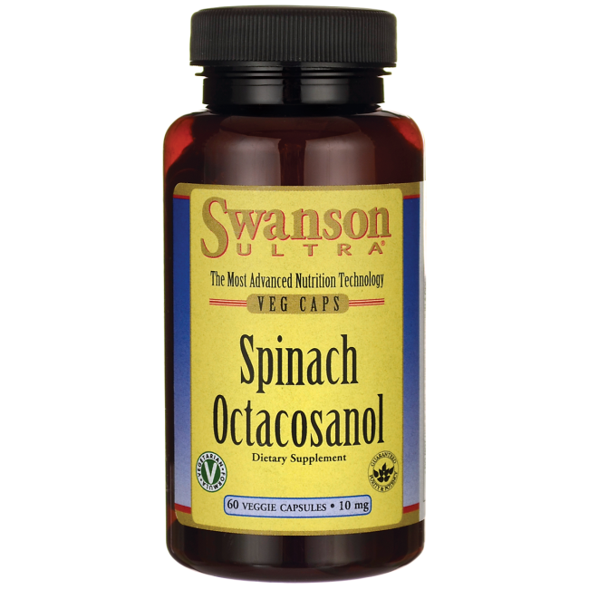 swanson spinach octacosanol 10,000 mcg 60 veg capsules