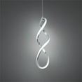 thumbnail image 2 of WAC Lighting Interlace 21" LED 3000K Contemporary Aluminum Pendant in Chrome, 2 of 6